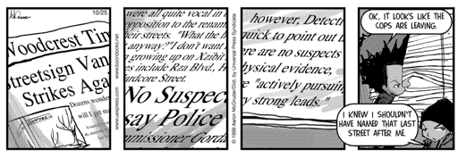 The Boondocks by Aaron McGruder 25 October 1999