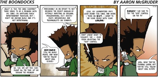 The Boondocks by Aaron McGruder 24 October 1999
